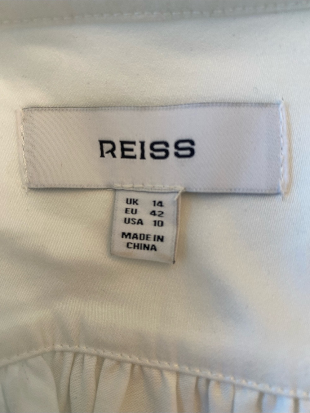 Reiss Sawyer Dress. Coral Floral Belted Midi Dress with Tan Belt - Picture 8 of 8